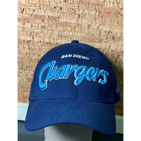 San Diego Chargers New Era 39Thirty Fitted Hat Cap NFL Football Blue Large-XL - Picture 1 of 7